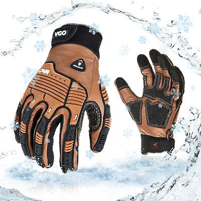 Vgo 1Pair -20℃/-4°F Winter Waterproof Mechanic Gloves Freezer Use (CA7722FLWP) • $30.38