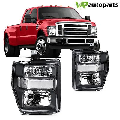 For Ford F-250 F-350 F-450 F-550 Super Duty 2008-2010 Headlights Assembly Pair • $82.99