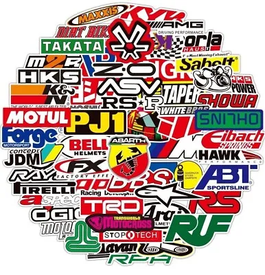 100PCS JDM Stickers Pack Motorcycle Car Racing Motocross Helmet Vinyl Decals Lot • $6.99