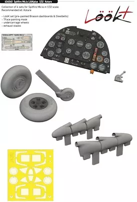 EDUARD 1/32 SPITFIRE Mk.Ia LööK+ 634040 3 X Detail Sets + Paint Mask For KOTARE • £27.99