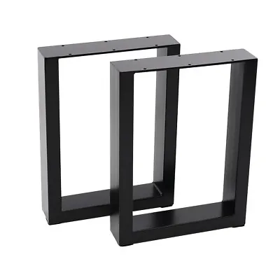 2x Industrial Steel Table Legs Stand Feet Trapezium X A Sandglass Shape Frame UK • £43.95