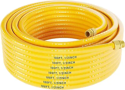 100FT 1/2 '' Flexible Gas LineCsst Corrugated Stainless Steel TubingNatural Ga • $123.99