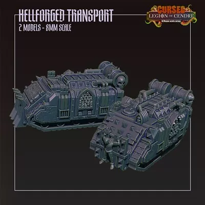 Warhammer 40k Epic Space Marine Chaos Transports Printed • $9.99