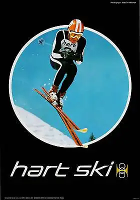 Vintage Ski / Travel Poster: Hart Skis By: Looart Press 1968 - Original • $150