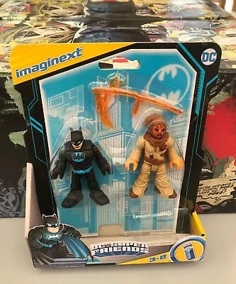 Imaginext DC Super Friends Action Figure Sets HFD42 Batman & Scarecrow New • £6