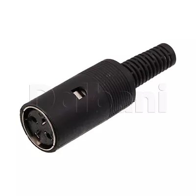 10101510244 DIN Connector 3 Pin Female Black And Silver • $10.95