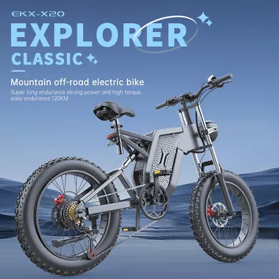 UK Stock EKX 20  200OW Electric Bike 48V 35AH Mountain E-bike Off-road 7 Speed • £1299.99