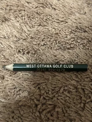 Vintage Sharpened Scorecard Pencil West Ottawa Golf Club • $6