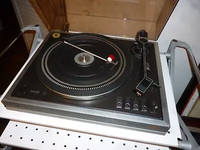 Vintage Philips 222 Electronic Turntable. TESTED And Works. • $90