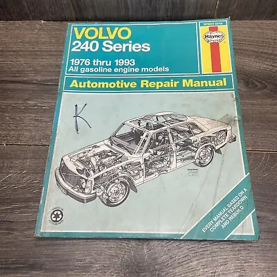 HAYNES #270 Automotive Repair Manual For Volvo 240 Series 1974-1986 2.0 2.1 2.3 • $10.50