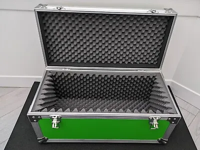 New Bright Green Flight Case With Internal Protective Foam (Aluminium Rigid PVC) • £90