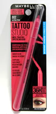 Maybelline Limited Edition Tattoo Studio Liner 36H Gel Pencil - You Choose Color • $8.99