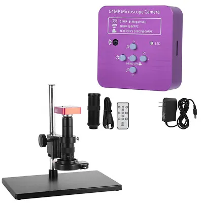 FHD 51MP  USB Industrial Digital Video Microscope Camera C Mount Lens • $119.63