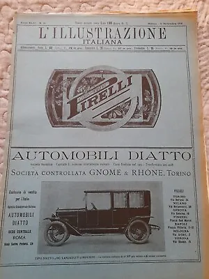 £20.61 • Buy  Original Advertising 1919 - PIRELLI Tires And Automobiles DIATTO  