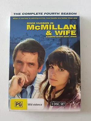 DVD - McMillan & Wife Fourth Season 4 Region 4 PG Rock Hudson • $8.19