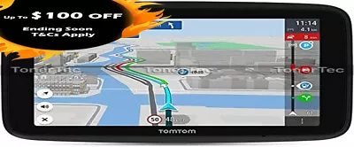 TomTom GO Discover 6  Navigation Device (6 Inches Avoid Traffic Jams) World Map • $641.67