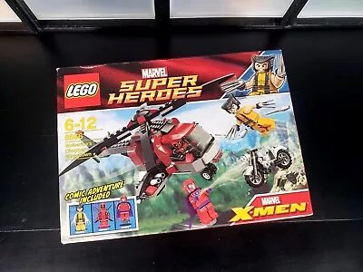 £160 • Buy LEGO GENUINE Marvel Super Heroes 6866 Wolverine's Chopper Showdown RETIRED NEW