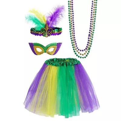 1 Set Party Mardi Gras Accessories Mardi Gras Costume • £9.64