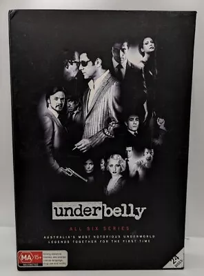 Underbelly Complete Collection All 6 Series (DVD 2013 24-Disc Box Set) • £77.55