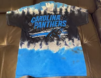 Vintage Early 2000’s NFL Carolina Panthers Tie-dye T-shirt L • $10