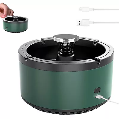 2in1 Electronic Smart Smokeless Ashtray For Home Smoke Eater Buddy Air Purifier • £14.89