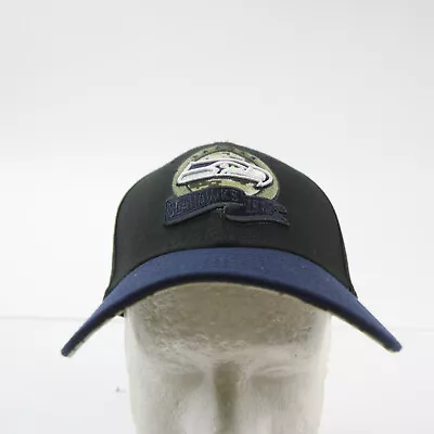 Seattle Seahawks New Era 39thirty Fitted Hat Unisex Black/Camouflage Used • $14.94