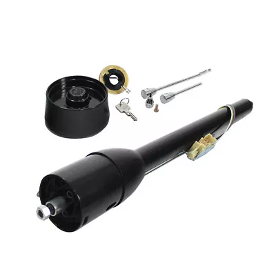 Black 32 Tilt Floor Shift Steering Column With Ignition Key For GM Chevy Pontiac • $248