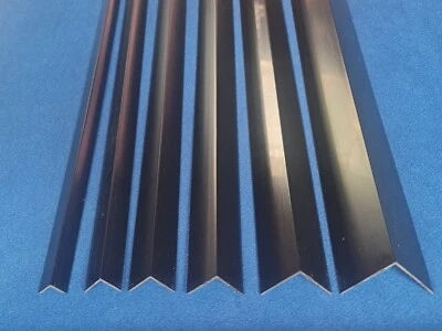 £2.45 • Buy Pvc Plastic Angle Rigid Corner Trim 90 Degree Black Various Sizes 1 Metre Length