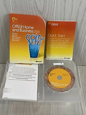 Microsoft Office Home And Business 2010 With Original Product Key Code • $49.99