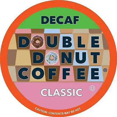 Double Donut Classic Decaf Coffee Single Serve Cups For Keurig K-cup 24 Ct • $12.99