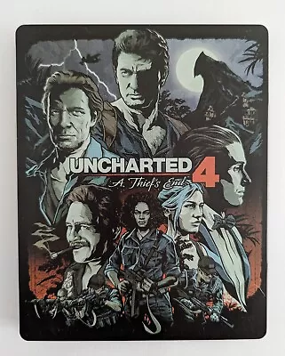 Uncharted 4: A Thief's End Limited Steelbook  PS4 (NO GAME) • $19.95