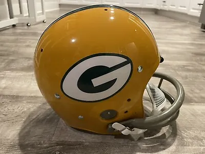 Green Bay Packers Throwback Unsigned Full Size Tk 2bar Helmet • $249.99