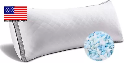 Memory Foam Body Pillow -Fluffy Body Pillows For Adults -Large Long Bed Pillows  • $40.16