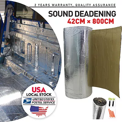 Car Auto Parts Truck Sound Deadener Heat Insulation Underlay Shield Mat 17 ×315  • $44.39
