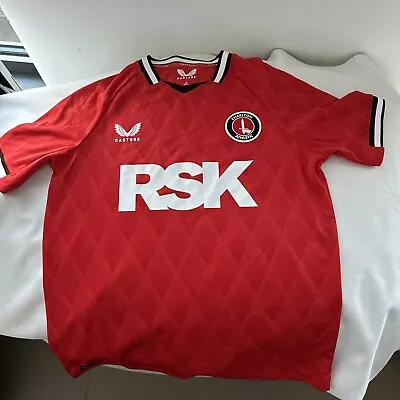 Charlton Athletic 2022/23 Home Shirt  Junior L • £4