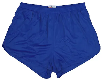 Blue Nylon Soffe Ranger Panties Silkies Running Track Shorts - Men's Small • $17.95