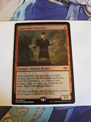 1x Imperial Recruiter German Foil Etched NM - MTG MH2 Magic MTG X1 • $10.90