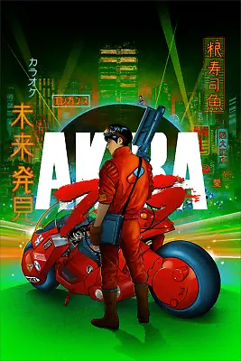 Akira Green Fluorescent By Vance Kelly Ltd Edition X/10 Screen Print Mondo MINT • $140