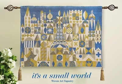 Woven Art Tapestry Mary Blair It’s A Small World Disneyland • $250