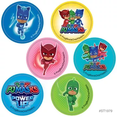 PJ Masks Stickers - 48 Dots - 8 Sheets - Reward Charts Party Merit - Favours • $4.80