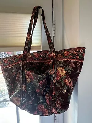 Vera Bradley Vintage Large Tote In Antique Rose Colors • $22