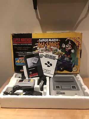 Super Mario All Stars SNES Console BOXED & WORKING Ready To Plug And Play • £169