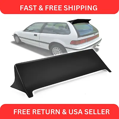 For Honda Civic Hatchback EF9 1988-1991 Primed Black Rear Roof Spoiler Wing • $239.25