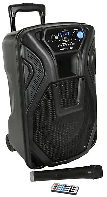 QTX Busker 10 Portable Active 10  USB / SD / Bluetooth PA Speaker System+VHF Mic • £289