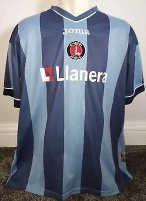 Charlton Athletic Mens Joma 2007 / 2008 Short Sleeve Away Shirt Size XL SEE PICS • £24