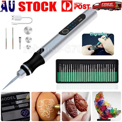 Portable Electric Engraving Pen Etching Craft Tools Machine For Glass Metal Wood • $40.89