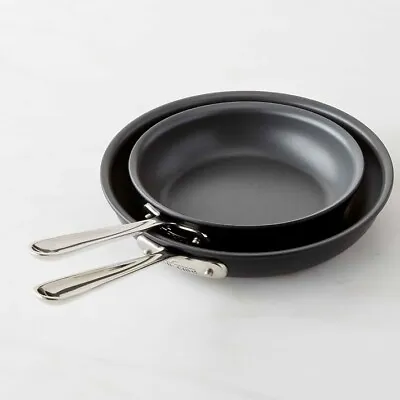 All-Clad NS1 Nonstick Induction 8 And 10 Inch  Fry Pan Set Of 2 • $69.99