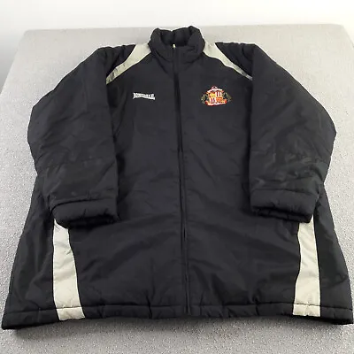 Sunderland Bench Jacket Mens XXL 2XL Oversized Lonsdale Black Beige Long Warm • $45.20