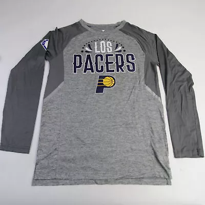Indiana Pacers Fanatics Long Sleeve Shirt Men's Gray/Heather New • $27.62