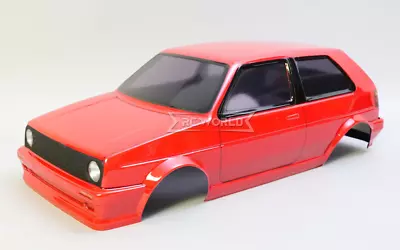 1/10 RC Car BODY Shell VW GOLF RABBIT Body -RED- *FINISHED* • $149.99